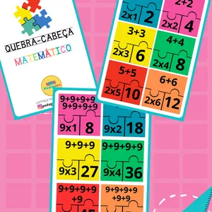 Imagem de capa para o Ebook Quebra cabeça matemático 