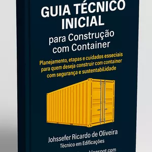 Imagem de capa para o Ebook Guia Técnico Inicial para Construção com Container
