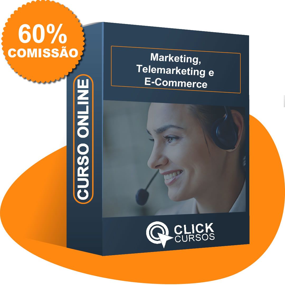 Imagem de Curso de Marketing e Telemarketing criado por Click Cursos  na hotmart