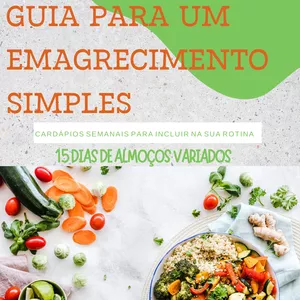Imagem de capa para o Ebook Guia para um emagrecimento simples