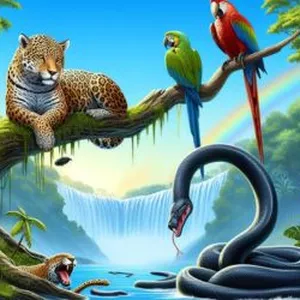 Imagem de capa para o Ebook Colorindo e descobrindo a Amazônia