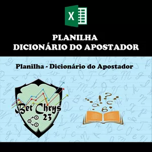Imagem principal do produto Planilha - Dicionário do apostador