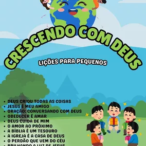 Imagem de capa para o Ebook Crescendo com Deus: Lições para Pequenos