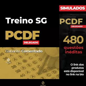 Imagem de capa para o Curso online PCDF 2026 | Treino SG - 480 questões