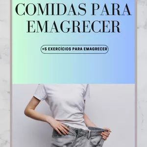 Imagem de capa para o Ebook 5 Comidas para emagrecer com exercícios extras