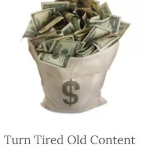 Cover image for Ebook Turn Tired Old Content Into Cash