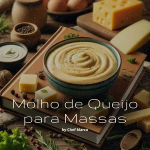 Imagem de capa para o Curso online Molho de Queijo para Massas by Chef Marco