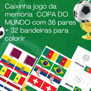 Jogo da Memória: Copa do Mundo — SÓ ESCOLA em 2023