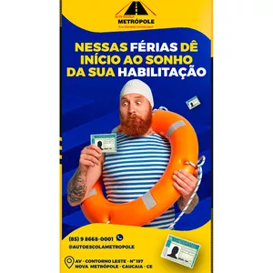 Imagem de capa para o Ebook ARTE EDITÁVEL - NESSAS FÉRIAS DÊ INÍCIO AO SONHO DA SUA HABILITAÇÃO - (PHOTOSHOP)psd