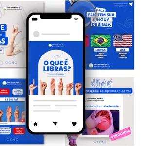 Imagem de capa para o Curso online POSTS PARA LIBRAS