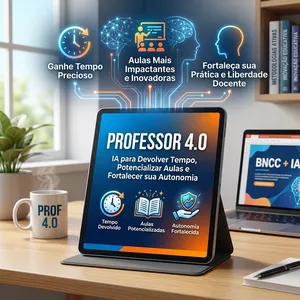 Imagem do curso Professor 4.0: Como a IA Devolve Tempo, Potencializa Aulas e Fortalece sua Autonomia