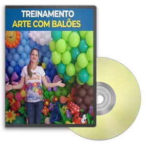 Imagem de capa para o Curso online Treinamento Arte com Balões Básico