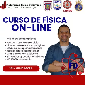 Imagem de capa para o Curso online Plataforma FD - Curso de Física foco na EEAr CFO-CBMERJ EsPCEx e EAM