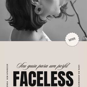 Imagem de capa para o Ebook Guia Faceless