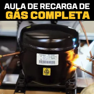 Imagem de Curso de Geladeira 3 em 1 - Carga de Gás • Troca de Motor • Limpeza de Sistema  criado por Efata Refrigeração  na hotmart