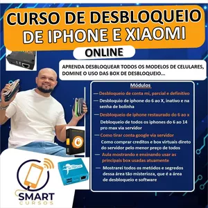 Imagem de capa para o Curso online Curso de desbloqueio de Iphone e Xiaomi 