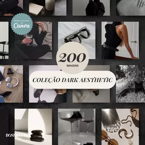 Imagem de capa para o Curso online 200 Imagens Dark Aesthetic com Direitos de Revenda PLR