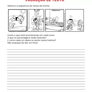 Imagem de capa para o Ebook Atividade Diagnóstica - 3º ano - Tirinha Turma da Mônica