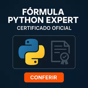 Imagem de Fórmula Python Expert – Certificado Oficial  criado por Curso Completo Com Certificado na hotmart