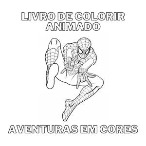 Imagem de Livro de Colorir Animado - Aventuras em Cores criado por Silvio Gomes na hotmart
