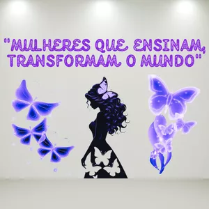 Imagem de capa para o Ebook Mural Para o Dia Da Mulher 
