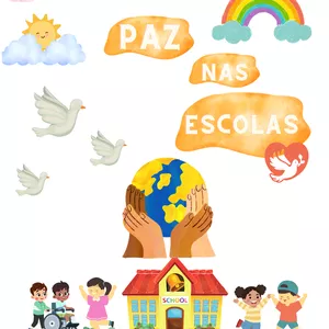 Imagem de capa para o Ebook 🕊Paz nas escolas🕊