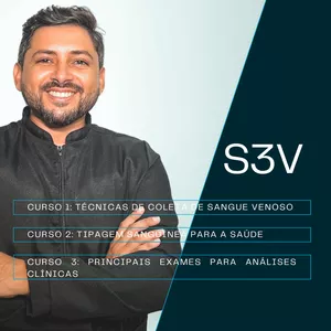 Imagem do curso S3V - Saber, segurança e sucesso venoso
