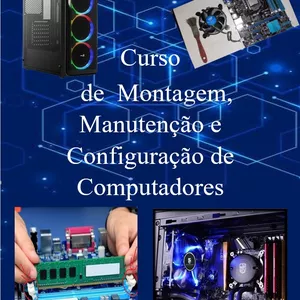 Imagem principal do produto Curso de Montagem, Manutenção e Configuração de Computadores