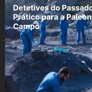 Imagem de capa para o Ebook DETETIVES DO PASSADO:UM GUIA PRÁTICO PARA A PALEONTOLOGIA DE CAMPO 