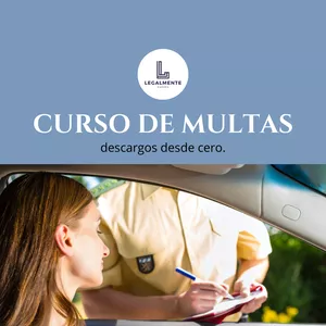 Imagen de portada para Curso online CURSO DE DESCARGOS DE MULTAS DE TRANSITO