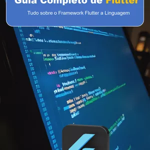 Imagem de capa para o Ebook Guia Completo de Flutter - V5