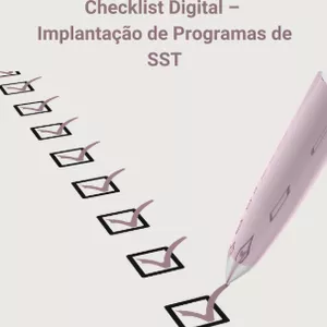 Imagem de capa para o Ebook Checklist Digital: Implantação de Programas de Saúde e Segurança no Trabalho (SST)