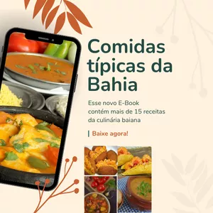 Imagem de capa para o Ebook RECEITAS DA BAHIA