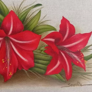 Imagem de capa para o Curso online Pintando Flores Com Sucesso