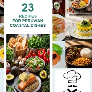 Cover image for Ebook 23 RECIPES FOR PERUVIAN COASTAL DISHES