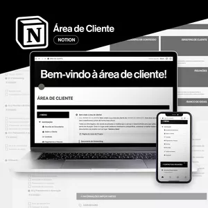 Imagem de capa para o Curso online Área de Cliente - Notion