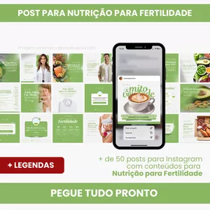Imagem do curso PACK PARA NUTRIÇÃO PARA FERTILIDADE