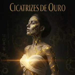 Imagem de capa para o Ebook CICATRIZES DE OURO - Transformando a dor em poder