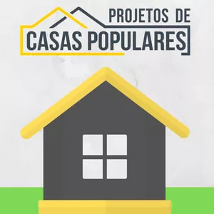 Imagem de capa para o Ebook 10 Projetos de Casas Populares
