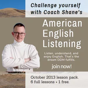 Cover image for Online course Coach Shane's American English Listening - October 2013