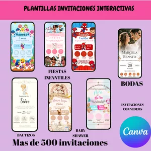 Imagen de portada para Ebook Pack de invitaciones digitales o interactivas