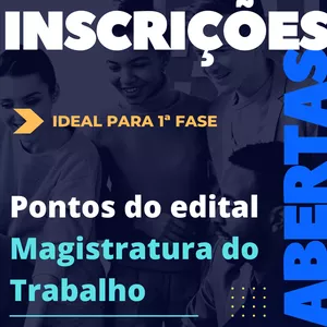 Imagem de capa para o Ebook Direito Coletivo do Trabalho - Resumo dos Pontos do Edital - Magistratura