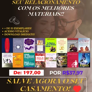 Imagem de capa para o Ebook + DE 15 EXEMPLARES DE COMO SALVAR O SEU CASAMENTO!!