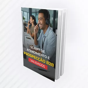 Imagem de capa para o Ebook Scripts de Atendimento e Prospecção B2B (VALIDADOS)