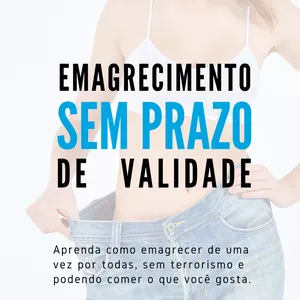 Imagem de capa para o Ebook Emagrecimento Sem Prazo de Validade