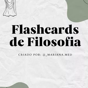 Imagem de capa para o Ebook Ebbok • flashcards de Filosofia 