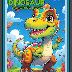 Imagen de portada para Ebook Dinosaurs : Coloring book.  