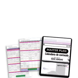 Imagem de capa para o Curso online MASTER PLAN: Calendário de Conteúdo