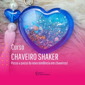Imagem de capa para o Curso online Chaveiro Shaker Arte em Resina