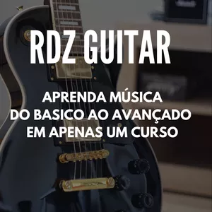 Imagem de capa para o Ebook RDZ GUITAR CURSO DE GUITARRA E VIOLÃO